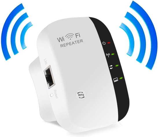 Répéteur Wifi PuroTech - Zwart - Prise amplificateur Wifi 300Mbps - 2,4 GHz  - Câble