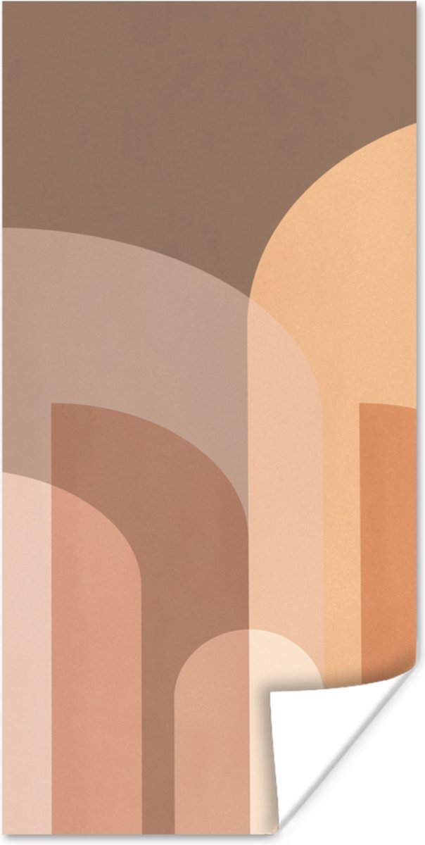 Poster Abstract - Pastel - Kunst - 20x40 cm
