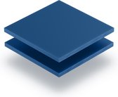 Plexiglas plaat 8 mm dik - 80 x 60 cm - Letterplaat Blauw