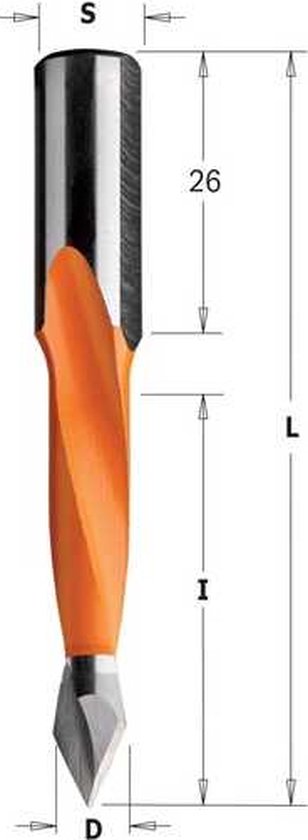 Foto: Cmt spitse drevelboor links boor snijgereedschappen multifunctionele boor 1 stuk s 