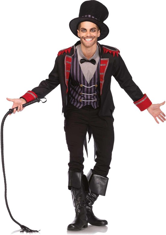 Leg Avenue - Circus Kostuum - Circusdirecteur Uit Een Enge Droom - Man -  rood,zwart -... | bol.com