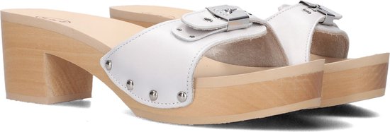 Scholl Pescura Ibiza Slippers - Dames - Wit - Maat 41