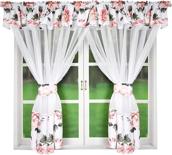 Tapijt Doorlaatbaarheid Afwijken Curtains Unieke decoratieve gordijnen voor woonkamer, slaapkamer, raam met  plooiband... | bol.com