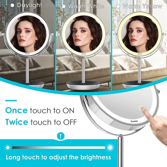 Make-up Spiegel LED met Zuignappen Smedbo Ouline Lite 12x2 Mat Zwart - Megadump Tiel Make-up Spiegel LED met Zuignappen Smedbo Ouline Lite 12x2 Mat Zwart - Megadump Tiel