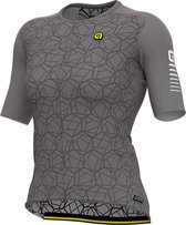 Ale Velocity Korte Mouwen Fietsshirt Grijs S Vrouw