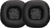 kwmobile 2x coussinets d'oreille compatibles avec Marshall Major II / Major 2 - Coussinets d'oreille pour casque en noir