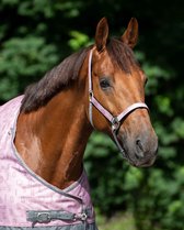 Qhp Halsterset Turnout Collection Roze - pony