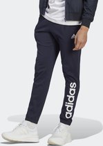 adidas Sportswear Essentials Single Jersey Tapered Elasticized Cuff Logo Broek - Heren - Blauw- L