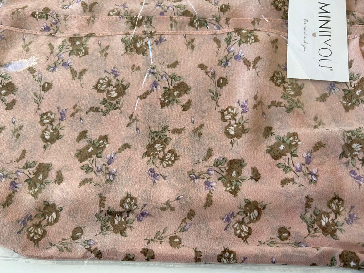 Sjaal Dames - Bloemen - Paarden - Zalm - Lazy Cat Sieraden