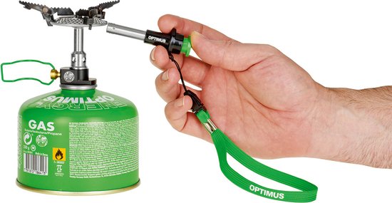 Camp Kitchen Optimus Crux Lite Gaskooktoestel – Ultralicht 72g, 3000W Met Piëzo Ontsteking Voor Kamperen Camping Gasbrander