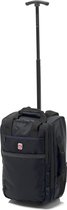 Gladiator Trick Handbagage Laptop Rugzak Trolley - 40 cm - 20 Liter - 15 inch - geschikt voor Ryanair en Vueling - Zwart
