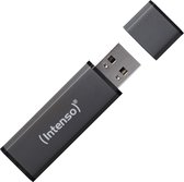 (Intenso) Alu Line USB-stick - 128GB - USB 2.0 - antraciet
