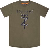 Touzani - T-shirt - KUJAKU STREET Green (146-152) - Kind - Voetbalshirt - Sportshirt