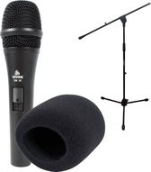 Bol.com Devine DM 20 zangmicrofoon met statief en windkap aanbieding