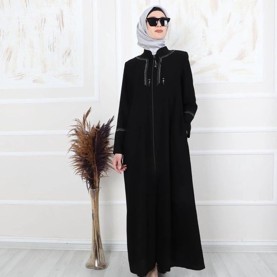Vertrek Alaska Grijpen Dames Abaya - Islamitische jurk- Hijab Kleiding - Ramadan Ferace - Maat 48  | bol.com