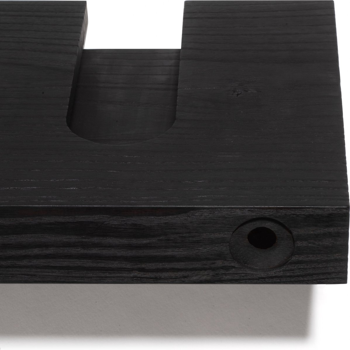 Tu Las™ Massief houten wijnflessen houder inclusief wijnglazen en champagneglazen houder - 94 x 22 x 4 cm - Zwevende wijnflessen houder - Muur bevestiging - Essen hout — cadeau in Wonen & Interieur - foto 7