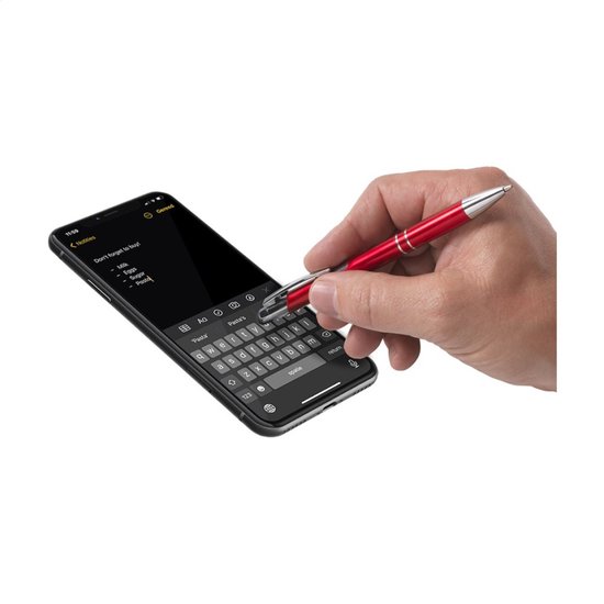 Akyol - stylo à mettre sur - rouge - gravé - stylos citations - collègue - stylo avec texte - stylos amusants - stylos rigolos - stylos de travail - cadeau stagiaire - cadeau - merci - cadeau d'adieu collègue - au toucher soft