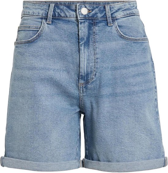Vila Pants Vijo Hw Lbd Shorts/su - Noos 14084722 Light Blue Denim Ladies Size - W40