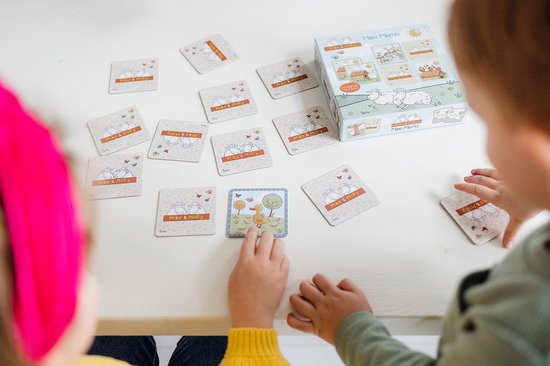 Mike & Molly maxi memo, spelletje met extra grote kaarten - educatief speelgoed - geheugenspel - Bambolino Toys - Bambolino
