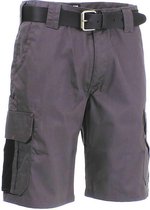 Herock Tyrus korte werkbroek essentials (0901) - Grijs | Zwart - 54