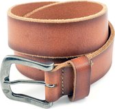 Kidzzbelts Jongenskinderriem Jeans 1633 - Cognac - 65 cm