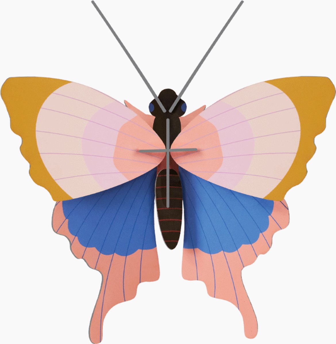 Studio Roof wanddecoratie Gold Rim butterfly
