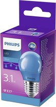 Philips - LED lamp - E27 - 3,1W - Blauw