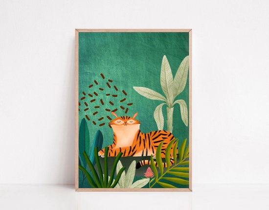 No Filter - Affiches Safari chambre d'enfant - 6 pièces - 21x30 cm / Format A4 - Affiches Animaux - Affiches décoration Chambre de bébé