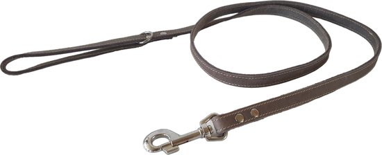 JACK AND VANILLA Gevet Lederen Hondenriem / Hondenlijn - Grijs ...