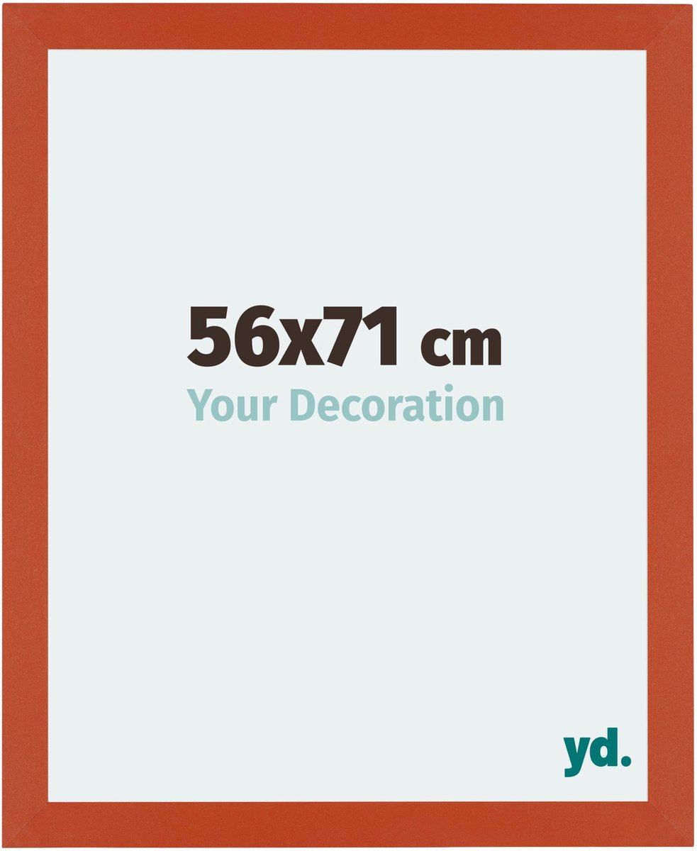 yd. Your Decoration - Fotolijst 56x71 cm - MDF - Oranje - Mura