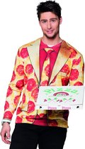 Boland - Fotorealistisch shirt Pizza pepperoni - Multi - M - Volwassenen -