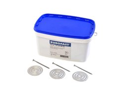 Combinatiepakket 5,0 x 100mm voor PIR isolatie 80mm - 250 stuks
