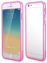 iPhone 6 bumper roze/transparant