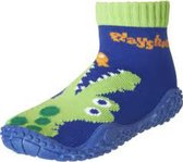 Playshoes zwemsokken blauw krokodil