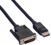 Câble DisplayPort DP M - DVI M, LSOH, noir, 1,5 m