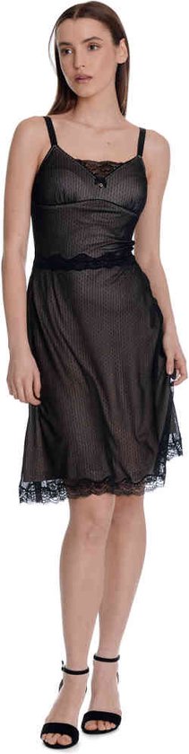 Vive Maria - Boudoir Tulle Korte jurk - XL - Zwart