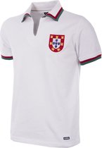 COPA - Portugal 1972 Away Retro Voetbal Shirt - M - Wit