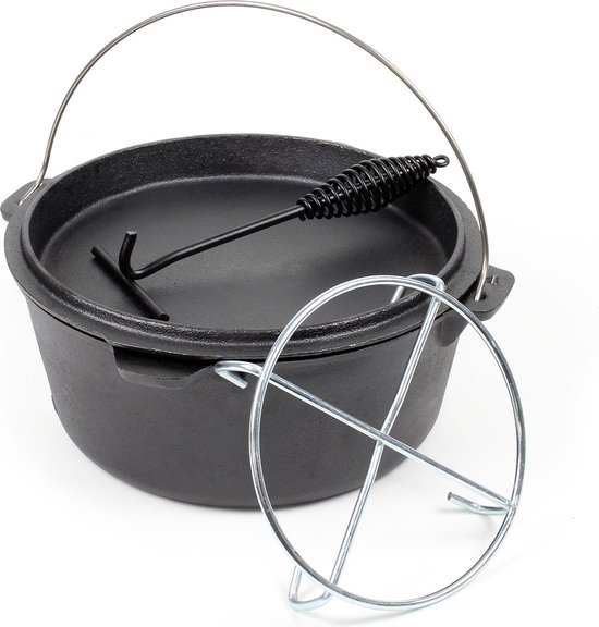 Dutch Oven Petromax FT9 9QT - Pentola Ghisa Con Piedini Per Outdoor - Foto 6