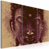 Schilderij - Boeddha , 3 luik