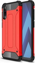 Samsung Galaxy A50 Hoesje Shock Proof Hybride Back Cover Rood
