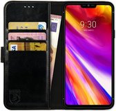 Rosso Element LG G7 Hoesje Book Cover Zwart