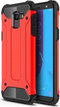 Samsung Galaxy J6 (2018) Hybride Hoesje Rood