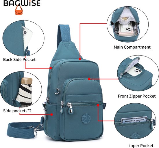Travelon Anti-diefstal Classic Sling Bag Sling Tote