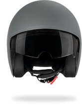 TOF BASE HELM - Geschikt voor verwisselbare TOF SKIN - Nieuw Nederlands merk - Tijdelijke introductieprijs (Scooter helm - Brommer helm - Motor helm - Jethelm - Fashion helm - Retro helm - Goedgekeurde helm - Geïntegreerd zonnevizier)