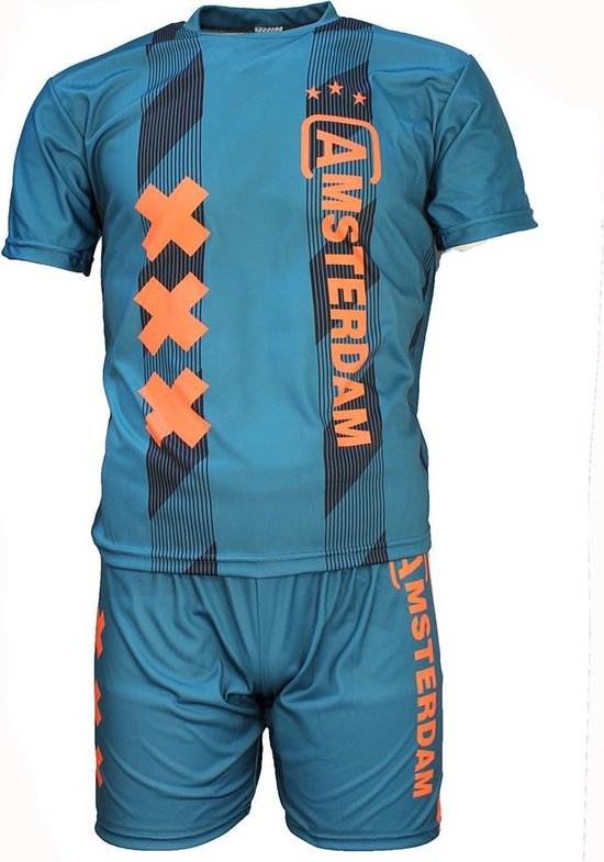 Gom Respectievelijk St Amsterdam Replica Voetbal Tenue T-Shirt + Broek Set 2019-2020 Groen, Maat:  92 | bol.com
