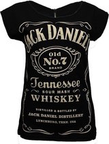 Jack Daniels Dames Shirt met ritsluiting op de rug Maat S