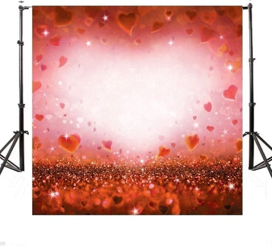 Aoihrraan 3x2m Rode Rose Bloem Muur Achtergrond Bloesem Rozen Romantische Bloemen Valentijnsdag Fotografie Achtergrond Verjaardag Party Bruids Douche Decor Levert Lover Portret Fotostudio Props