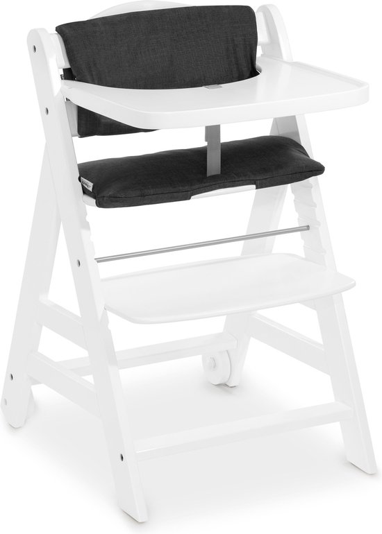 Chaise haute Hauck Beta Plus - Avec table à manger, ensemble de coussins et  barre de... | bol.com