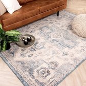 Vintage vloerkleed - Inspire Creme/Blauw No. 215 140x200cm