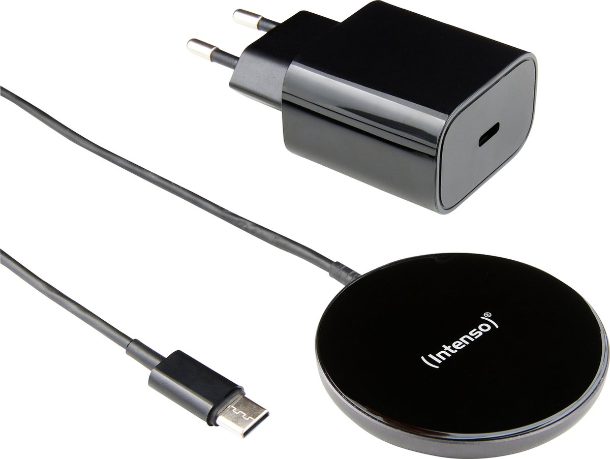 (Intenso) Magnetic Wireless QI Charger MB1 - zwart